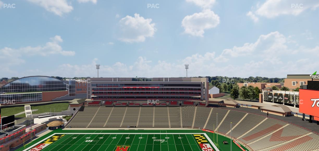 SECU Stadium - Section 308 Seat View