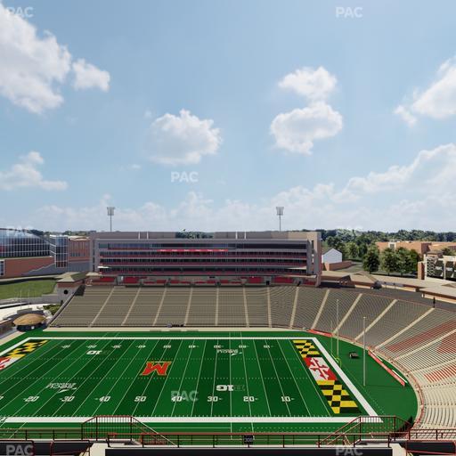 SECU Stadium - Section 308 Seat View