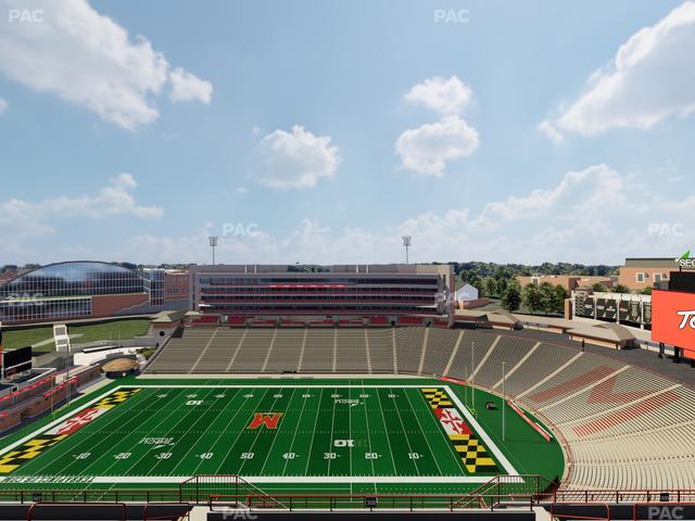 SECU Stadium - Section 308 Seat View