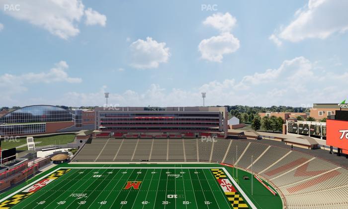 SECU Stadium - Section 308 Seat View