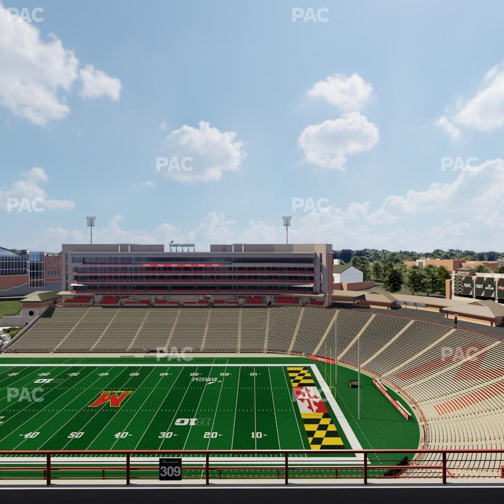 SECU Stadium - Section 309 Seat View