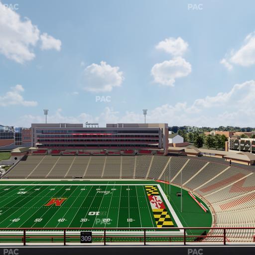 SECU Stadium - Section 309 Seat View