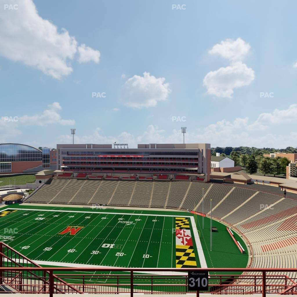 SECU Stadium - Section 310 Seat View | SeatGeek