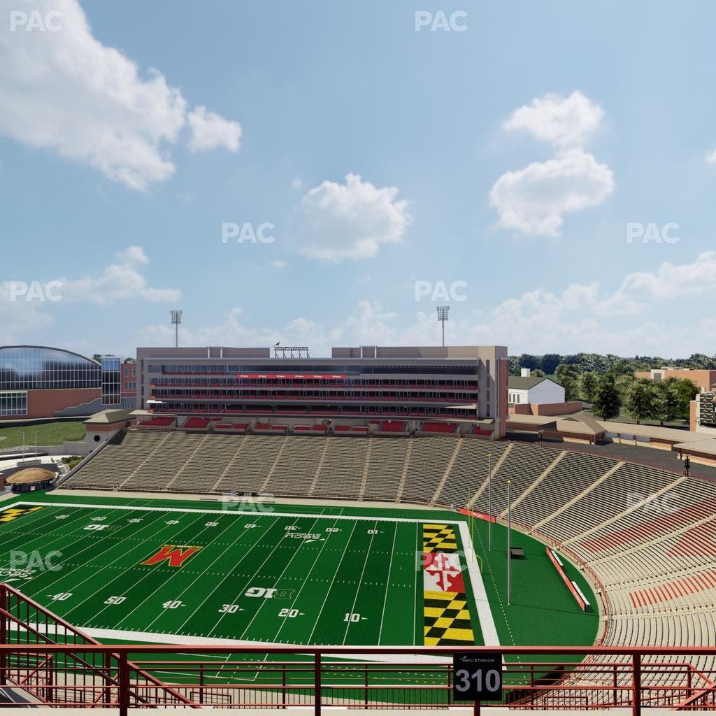 SECU Stadium - Section 310 Seat View