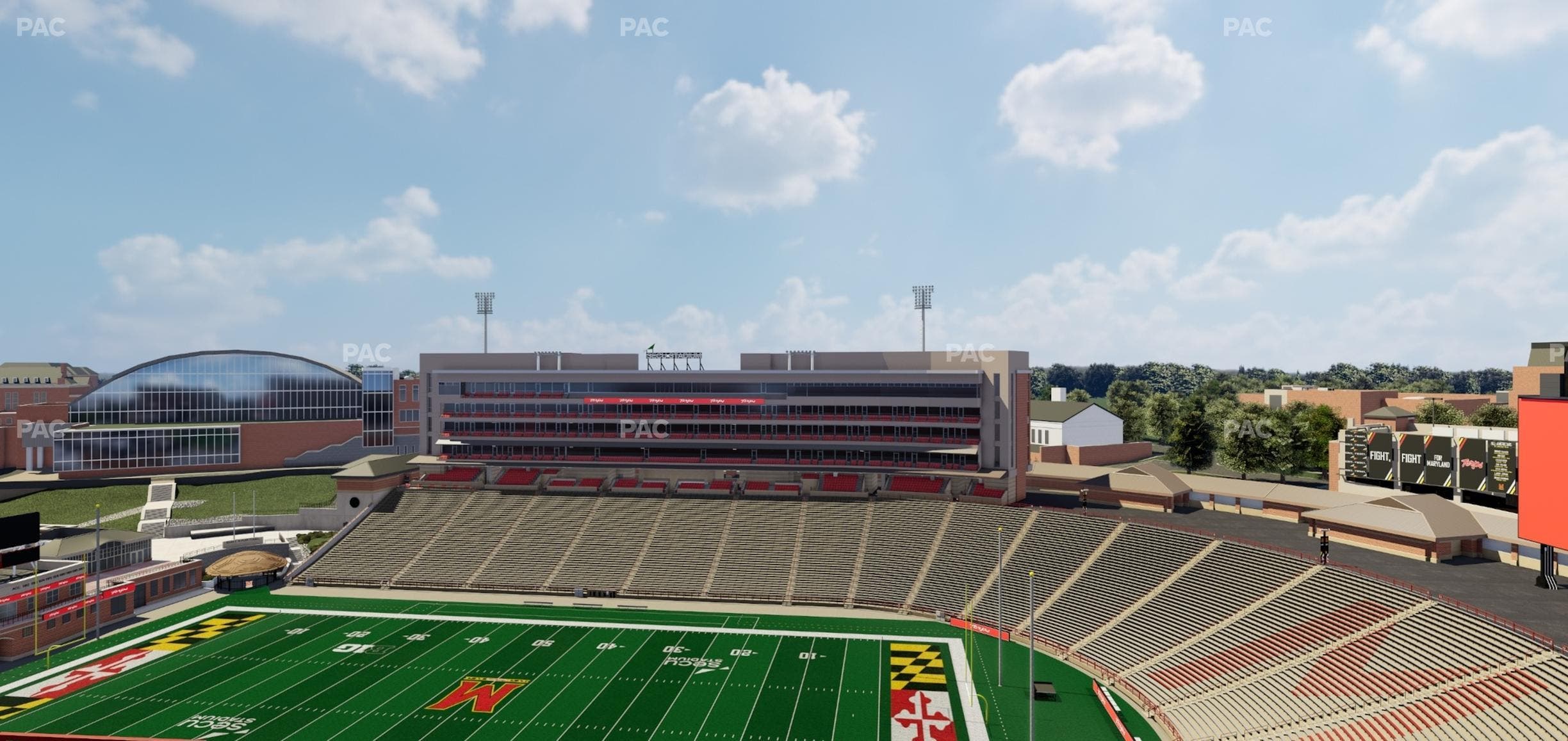 SECU Stadium - Section 310 Seat View