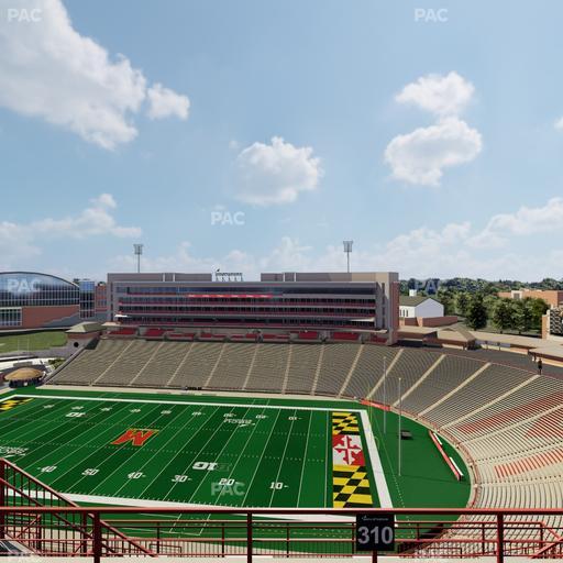 SECU Stadium - Section 310 Seat View