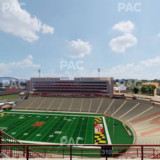 SECU Stadium - Section 310 Seat View