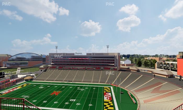 SECU Stadium - Section 310 Seat View