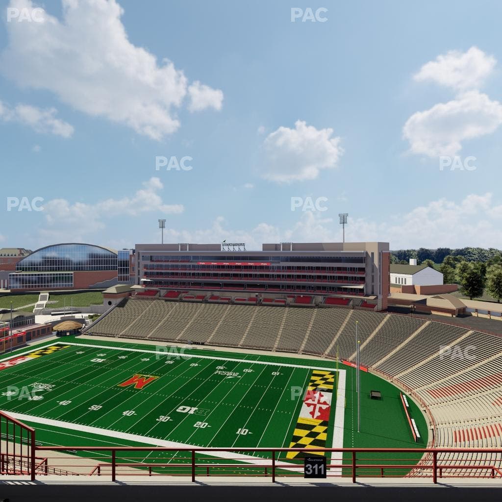 SECU Stadium - Section 311 Seat View