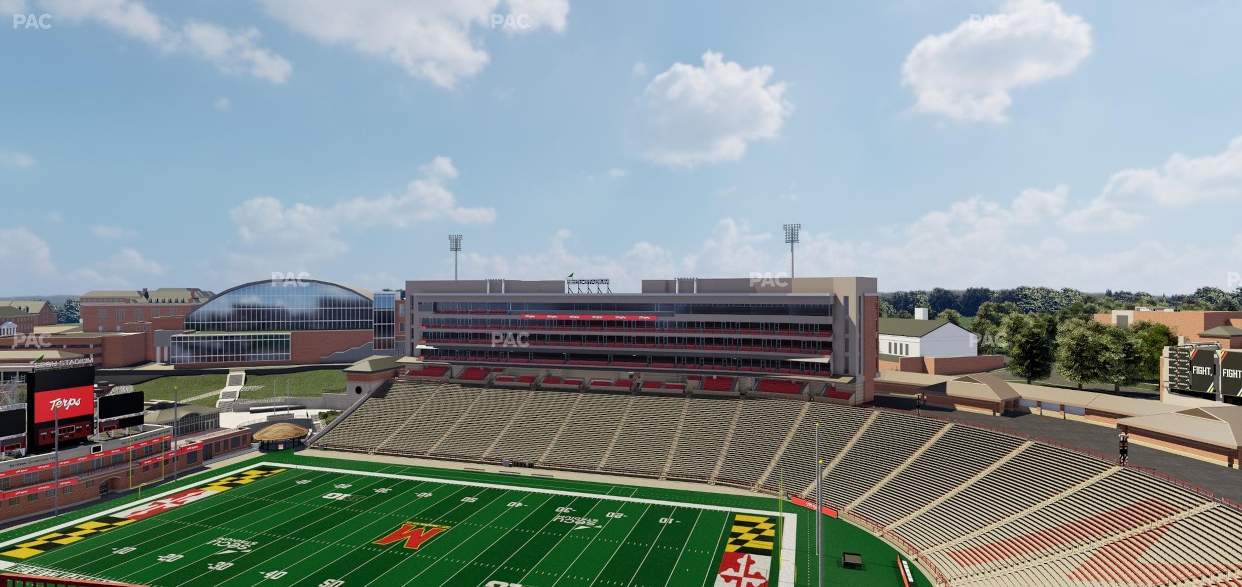 SECU Stadium - Section 311 Seat View