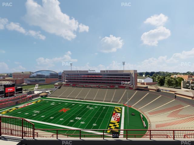 SECU Stadium - Section 311 Seat View