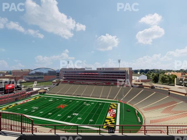 SECU Stadium - Section 311 Seat View