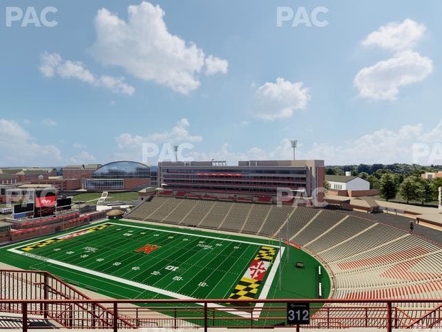 SECU Stadium - Section 312 Seat View