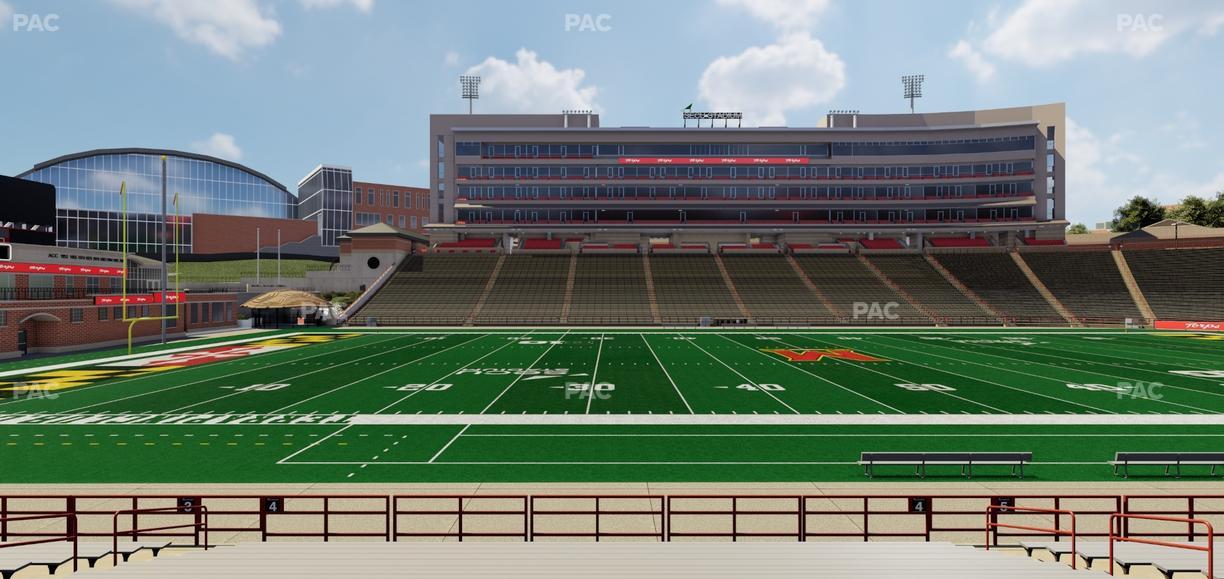 SECU Stadium - Section 4 Seat View