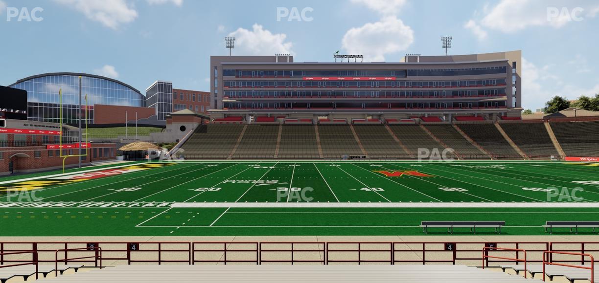 SECU Stadium - Section 4 Seat View