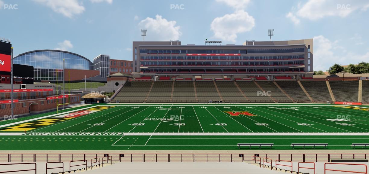 SECU Stadium - Section 4 Seat View