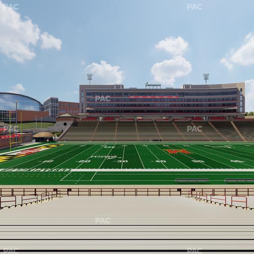 SECU Stadium - Section 4 Seat View