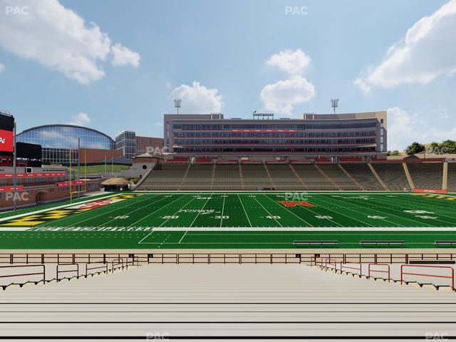 SECU Stadium - Section 4 Seat View