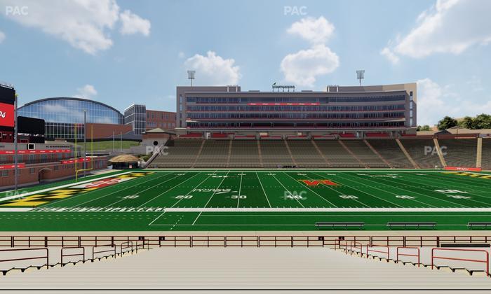 SECU Stadium - Section 4 Seat View