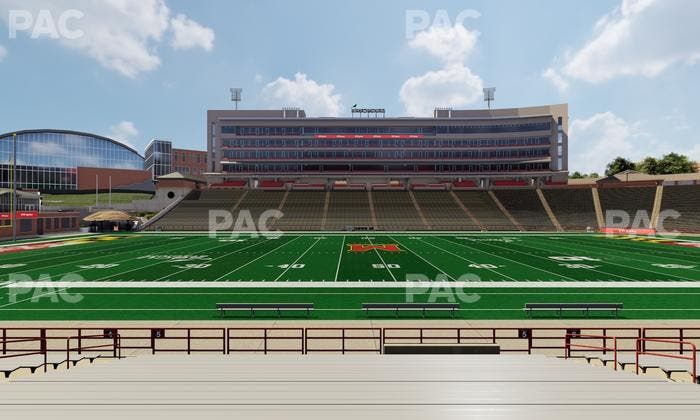 SECU Stadium - Section 5 Seat View