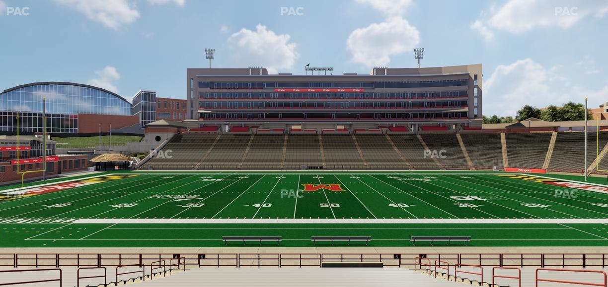 SECU Stadium - Section 5 Seat View