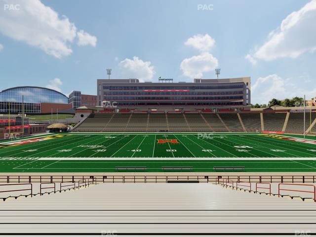 SECU Stadium - Section 5 Seat View