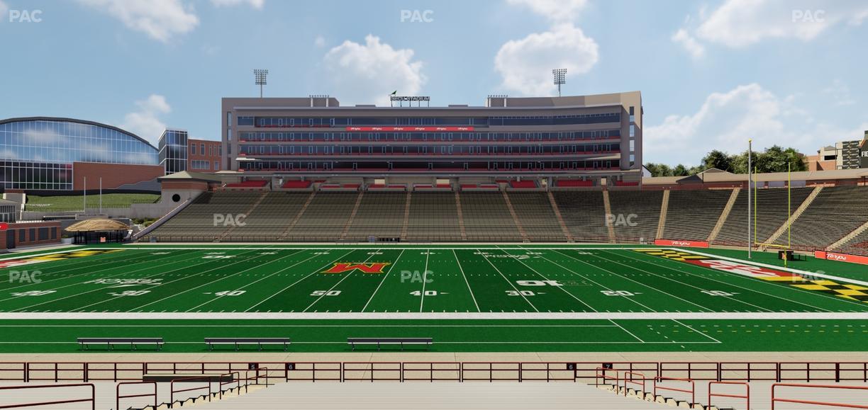 SECU Stadium - Section 6 Seat View