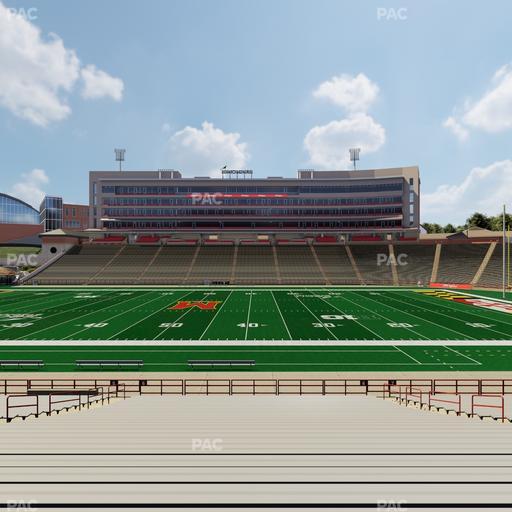 SECU Stadium - Section 6 Seat View