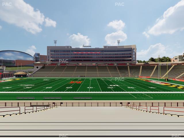 SECU Stadium - Section 6 Seat View