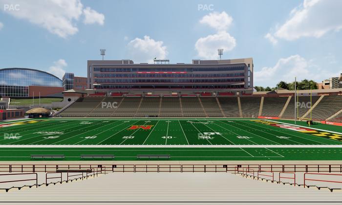 SECU Stadium - Section 6 Seat View