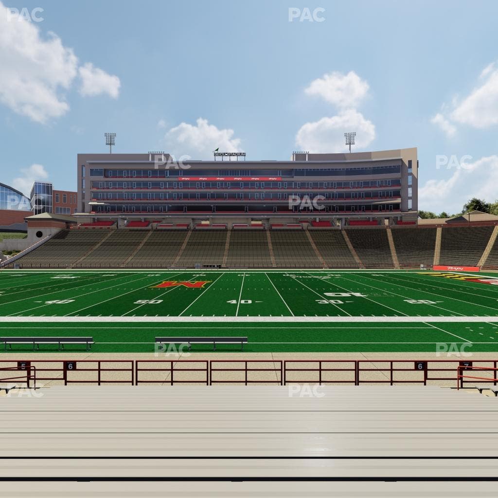 SECU Stadium - Section 6 Seat View