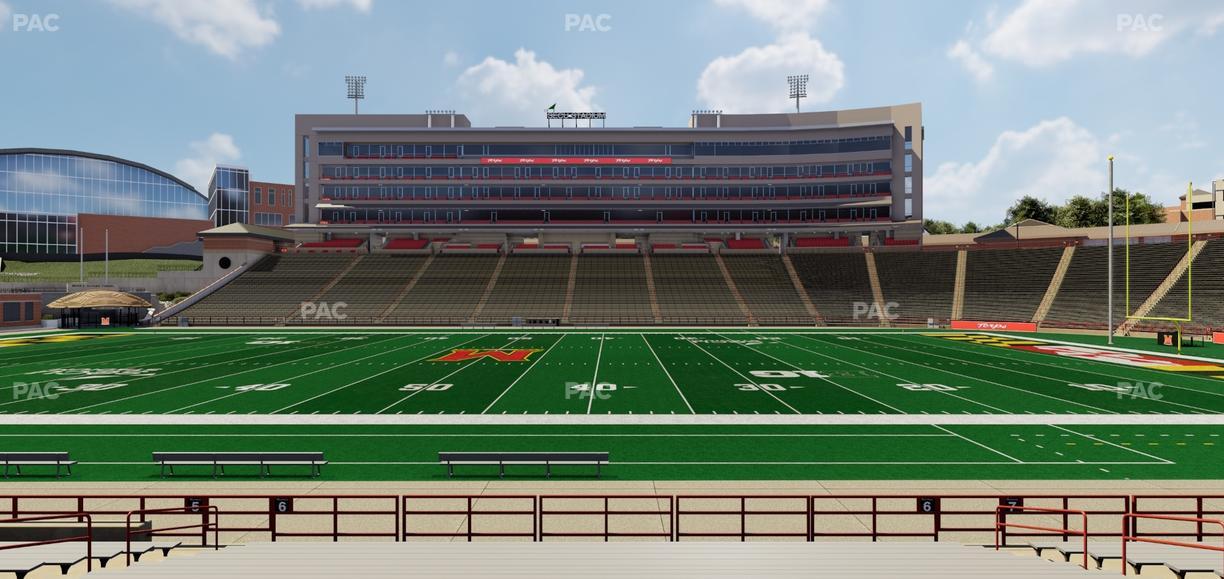 SECU Stadium - Section 6 Seat View