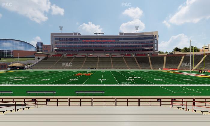 SECU Stadium - Section 6 Seat View