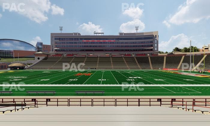 SECU Stadium - Section 6 Seat View