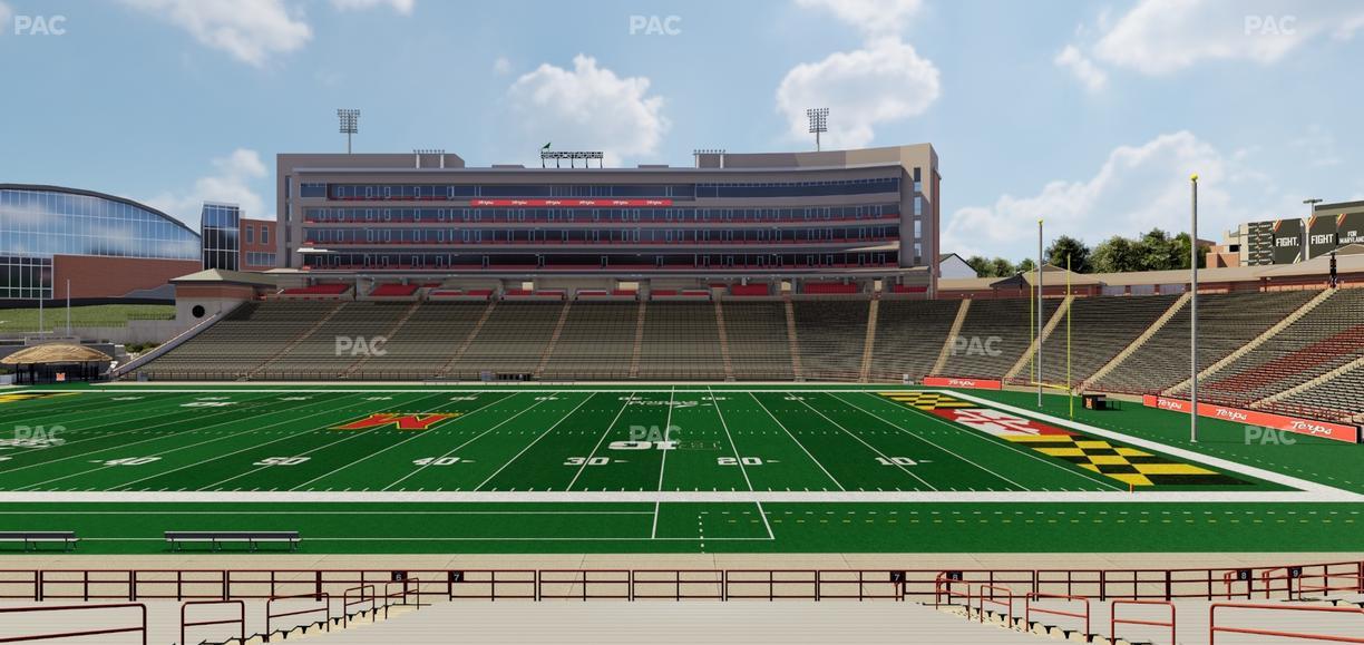 SECU Stadium - Section 7 Seat View