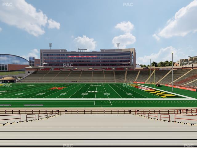 SECU Stadium - Section 7 Seat View