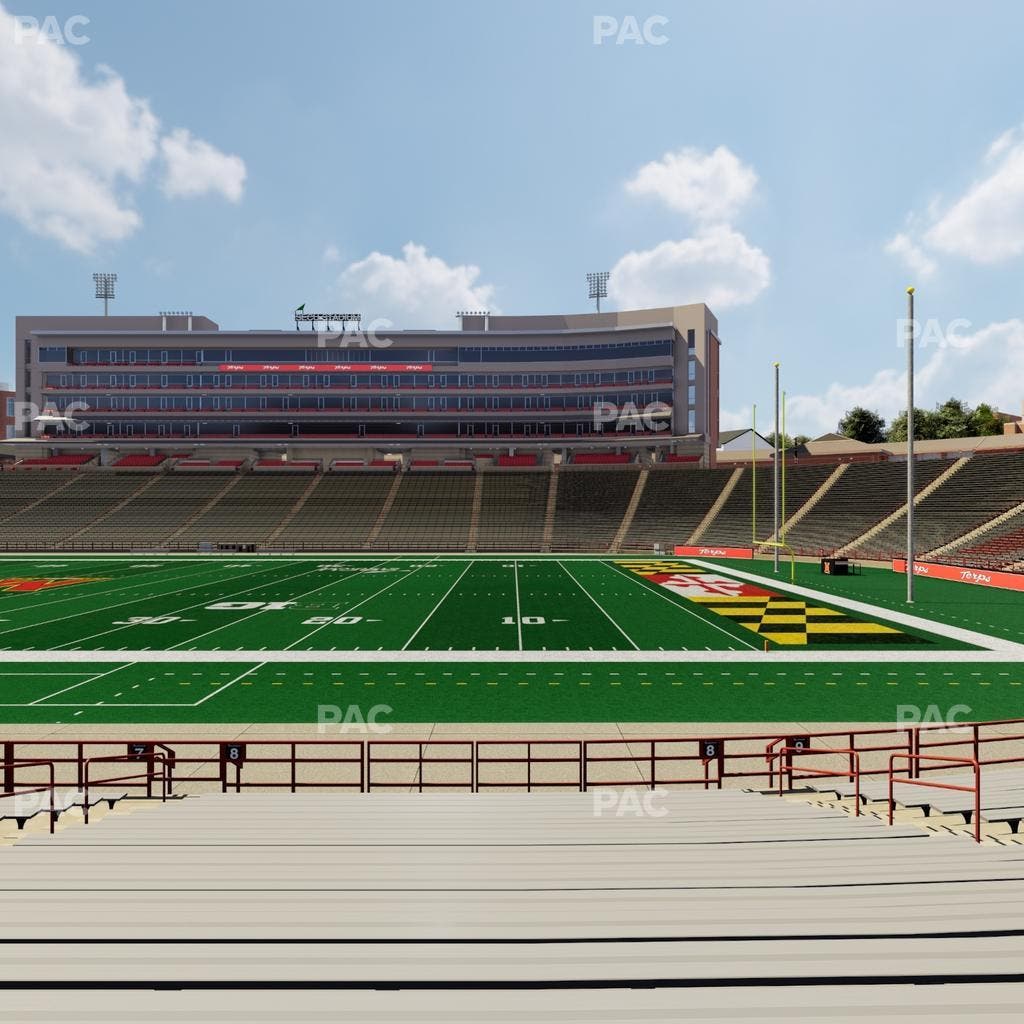 SECU Stadium - Section 8 Seat View