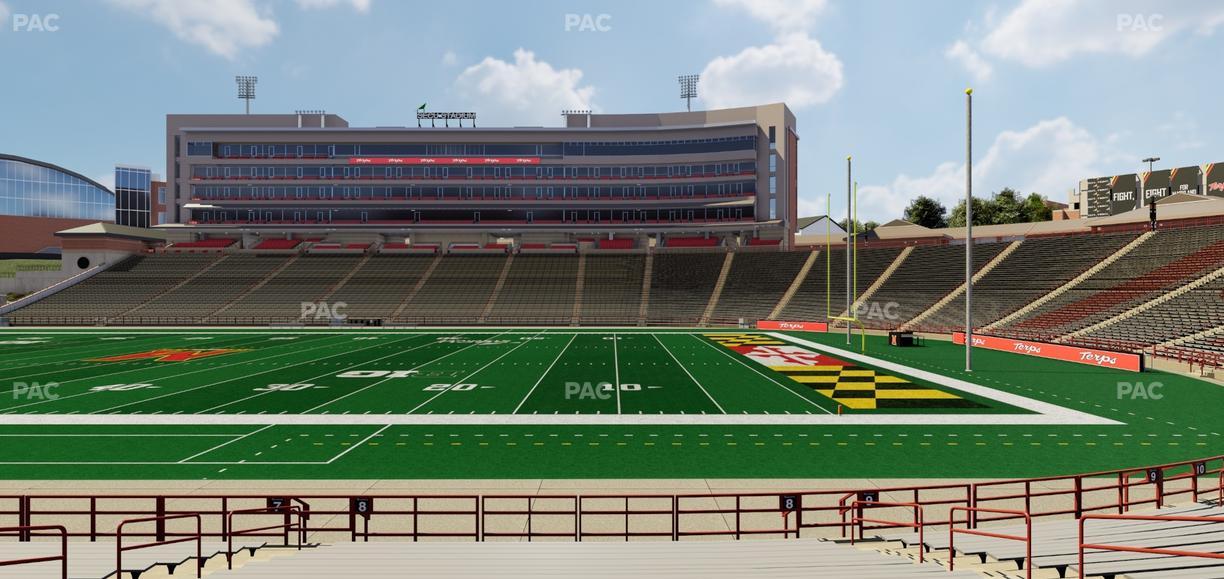 SECU Stadium - Section 8 Seat View