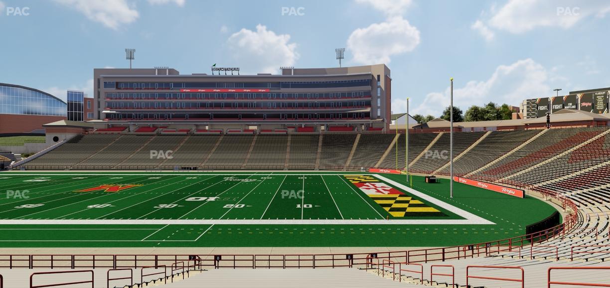 SECU Stadium - Section 8 Seat View