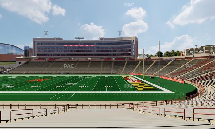 SECU Stadium - Section 8 Seat View