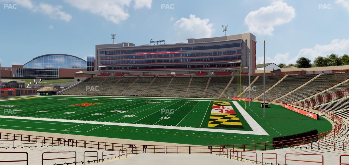 SECU Stadium - Section 9 Seat View