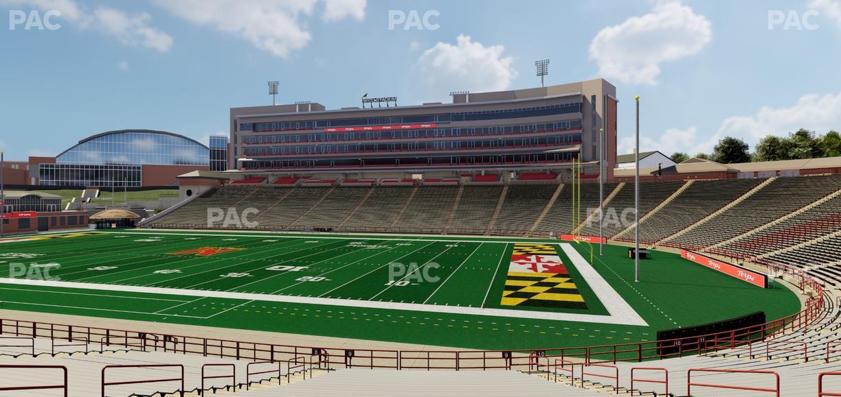 SECU Stadium - Section 9 Seat View