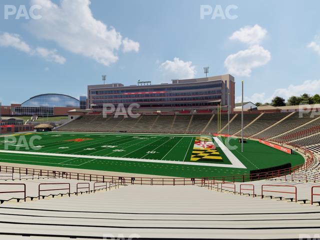 SECU Stadium - Section 9 Seat View