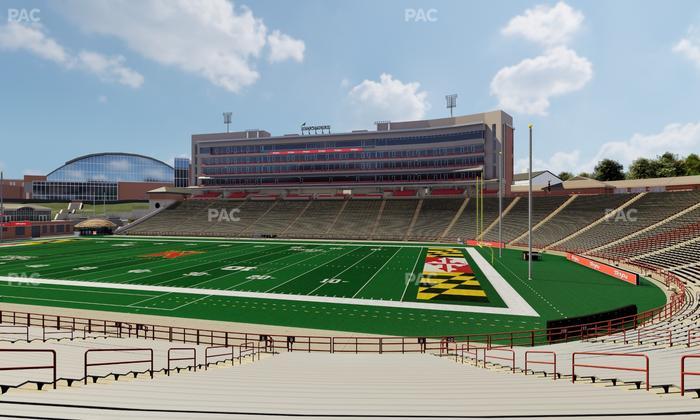 SECU Stadium - Section 9 Seat View