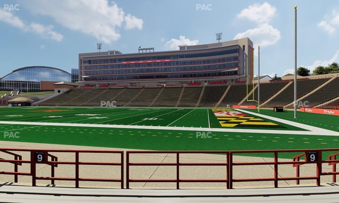 SECU Stadium - Section 9 Seat View