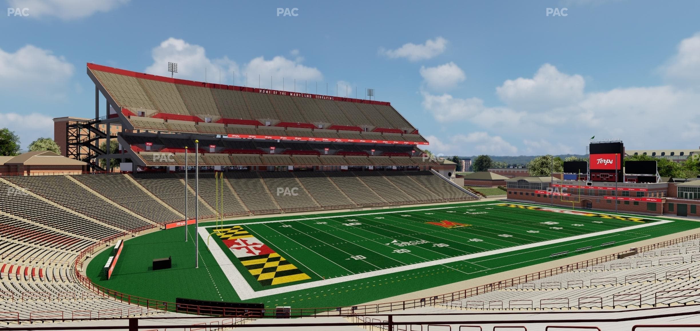 SECU Stadium - Section Mezzanine 20 Seat View