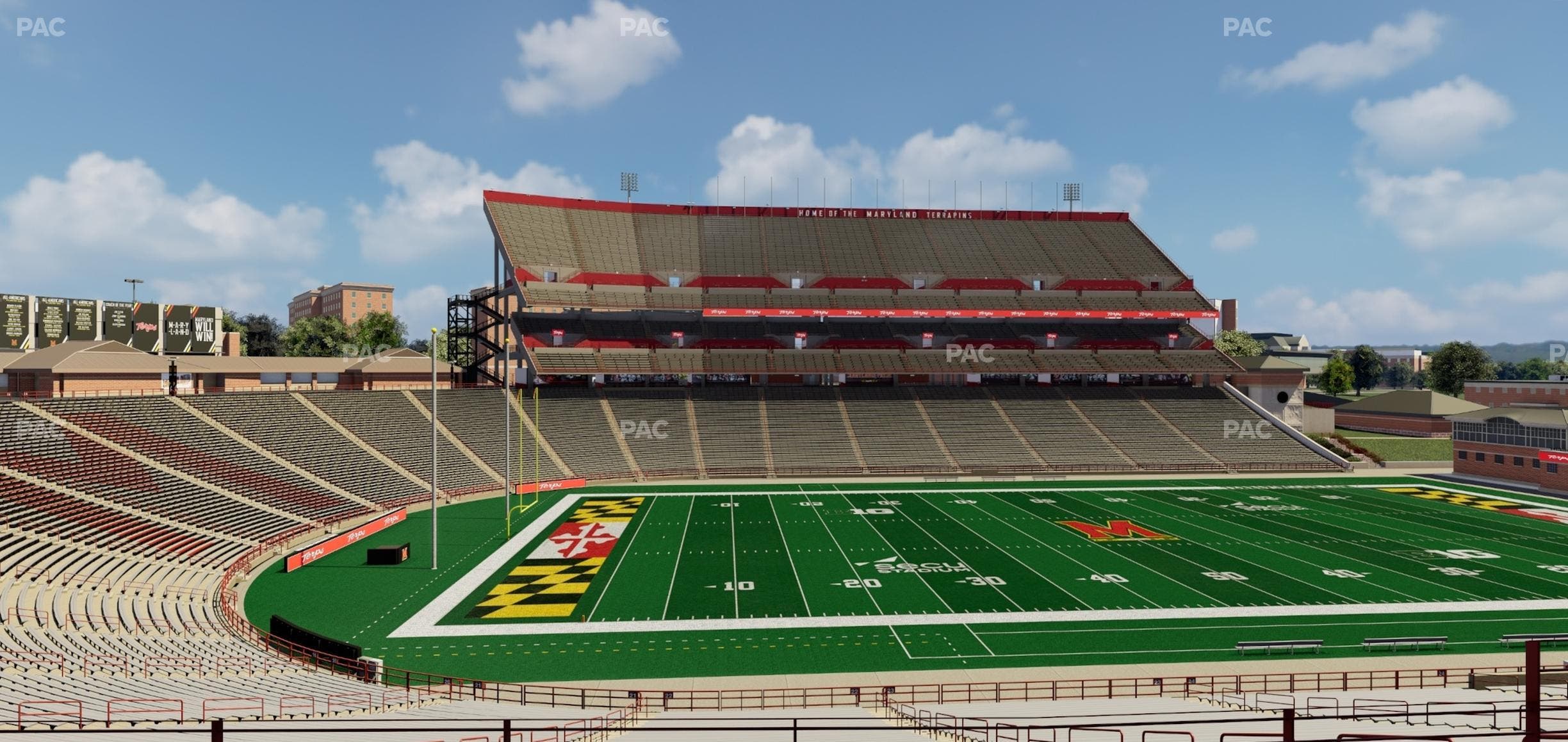 SECU Stadium - Section Mezzanine 22 Seat View