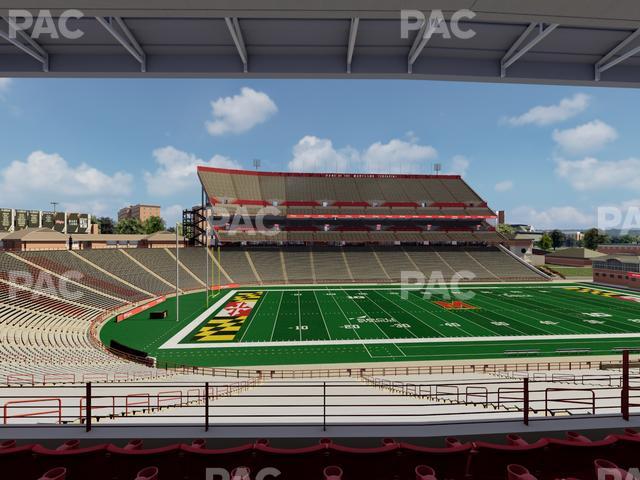 SECU Stadium - Section Mezzanine 22 Seat View