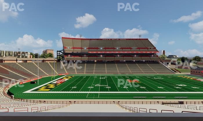 SECU Stadium - Section Mezzanine 23 Seat View