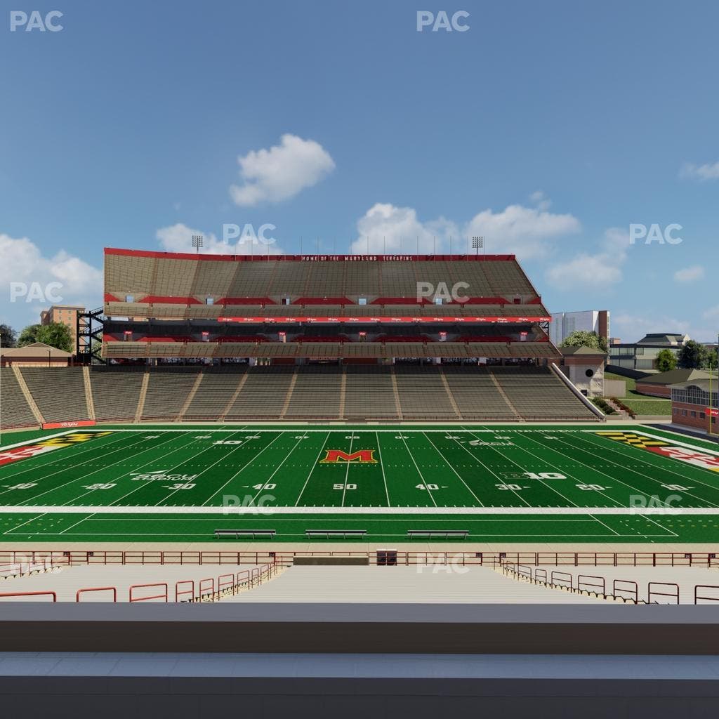 SECU Stadium - Section Mezzanine 25 Seat View